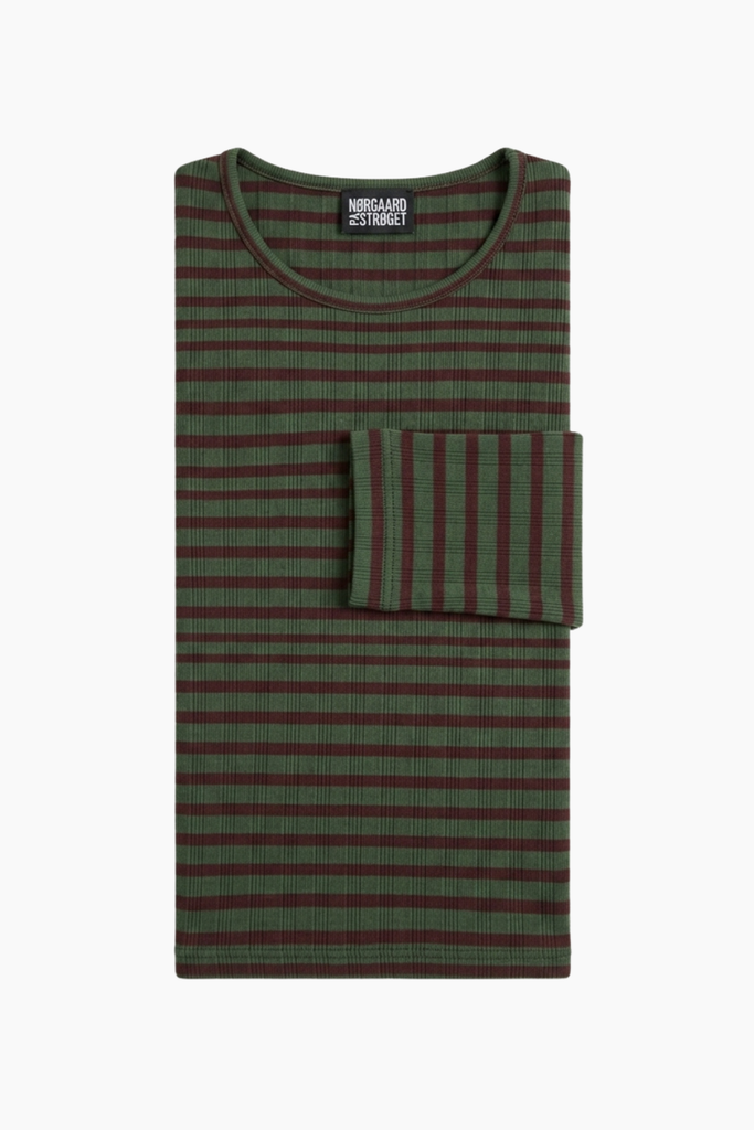 101 NPS Stripes - Olive/Brown - Nørgaard på Strøget