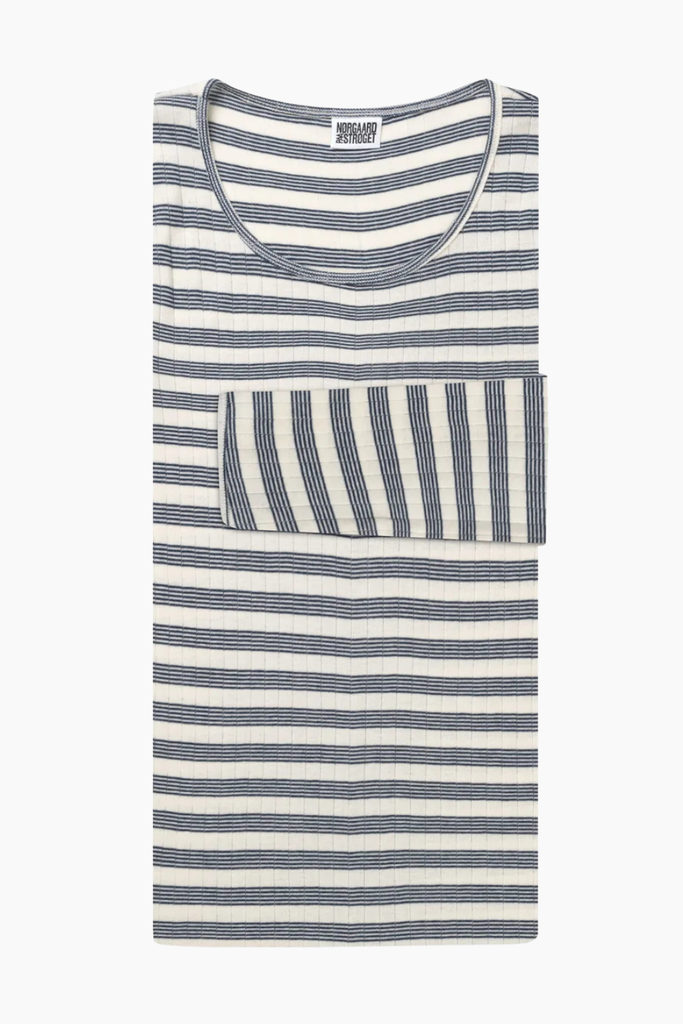 101 BW Stripes - Ecru/Marine - Nørgaard på Strøget