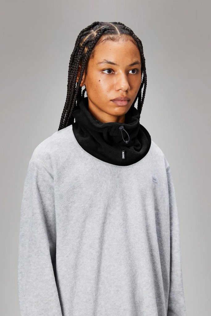 Fleece Tube Scarf T1 - Black - Rains