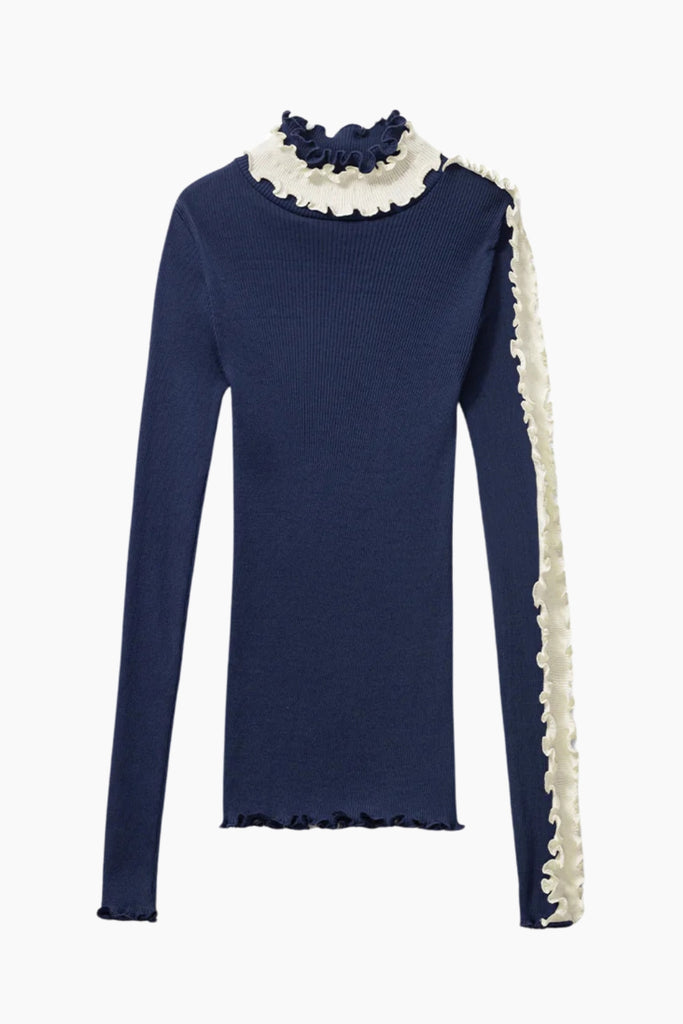 Amélie Seamless Top - Navy - OpéraSPORT