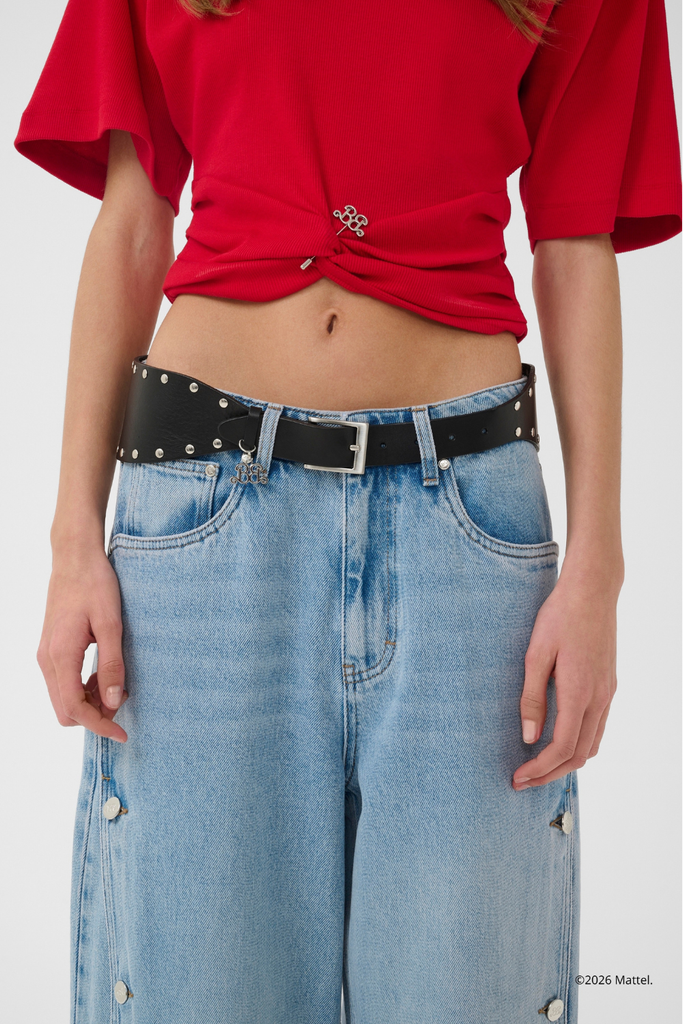 BXGgrenee Belt - Black - Barbie X Gestuz