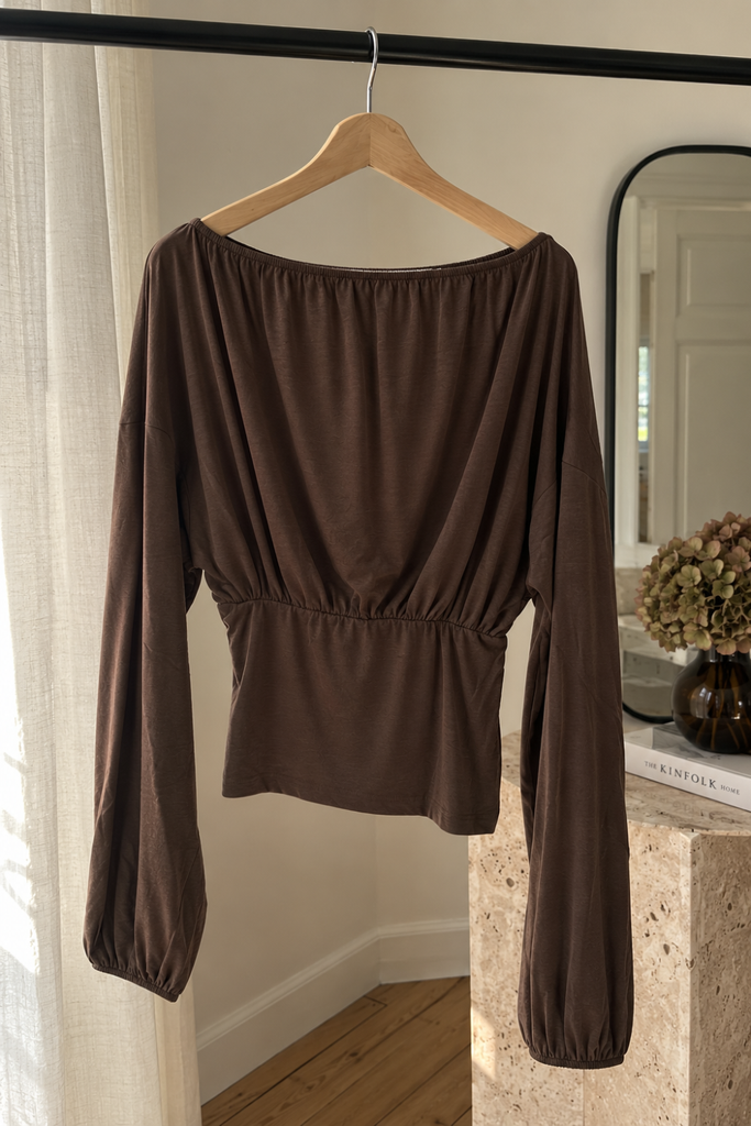 Beate Top - Brown - Silfen Studio