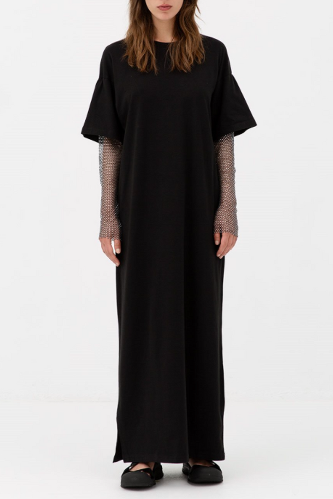 Bex T-shirt Dress - Deep Black - H2O Fagerholt