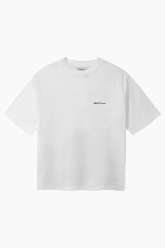 Box Fit T-Shirt Sponsored - White - bareen