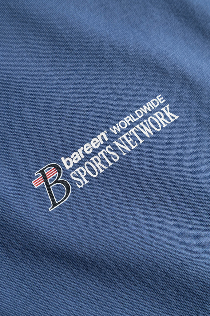 Box Fit T-Shirt Sports Network - Medieval Blue - bareen