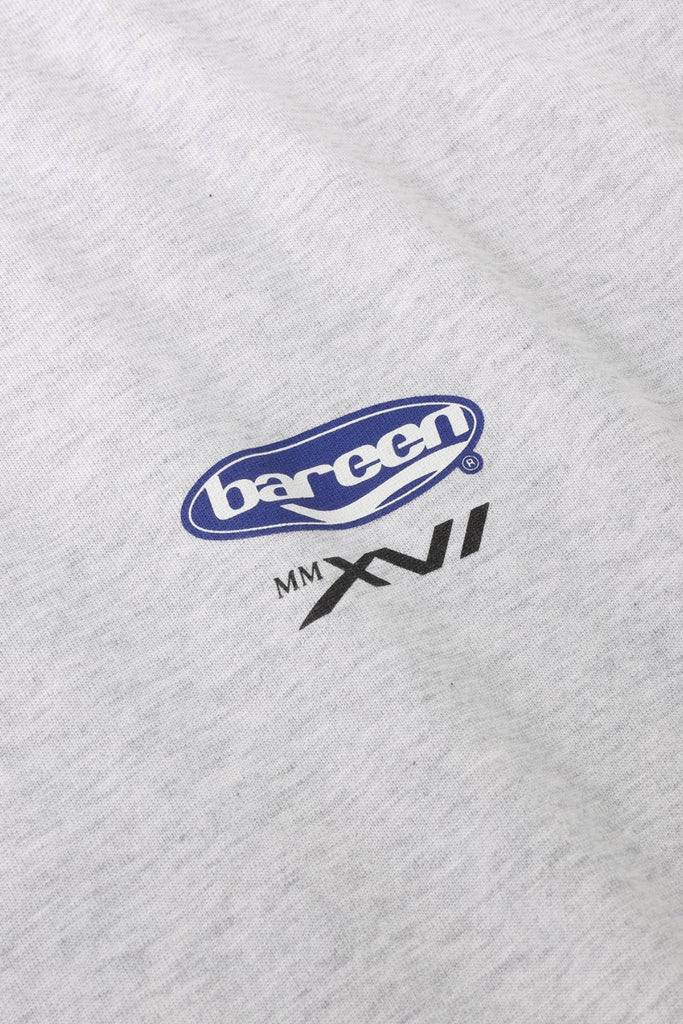 Box Fit T-shirt Moto - Cloudy Grey - bareen