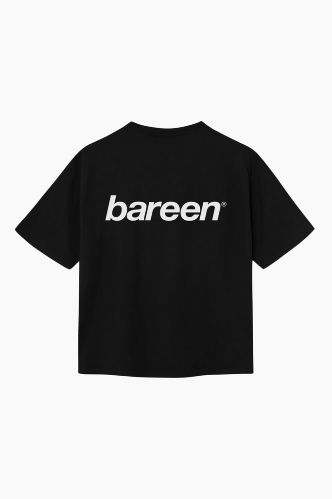 Box Fit Shirt Logo - Black - bareen