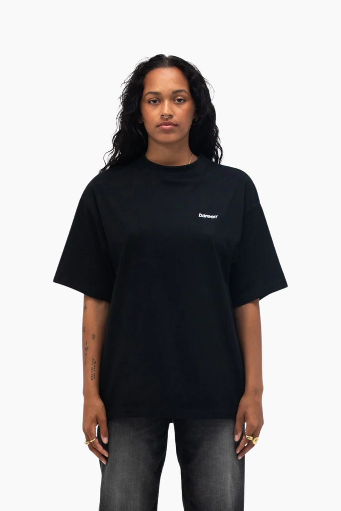 Box Fit Shirt Logo - Black - bareen