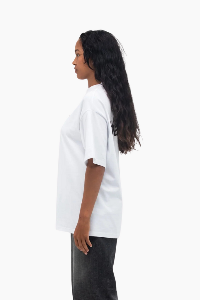 Box Fit Shirt Logo - White - bareen