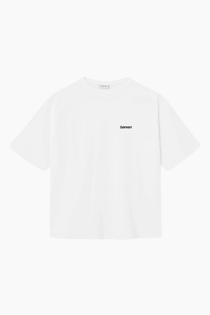 Box Fit Shirt Logo - White - bareen