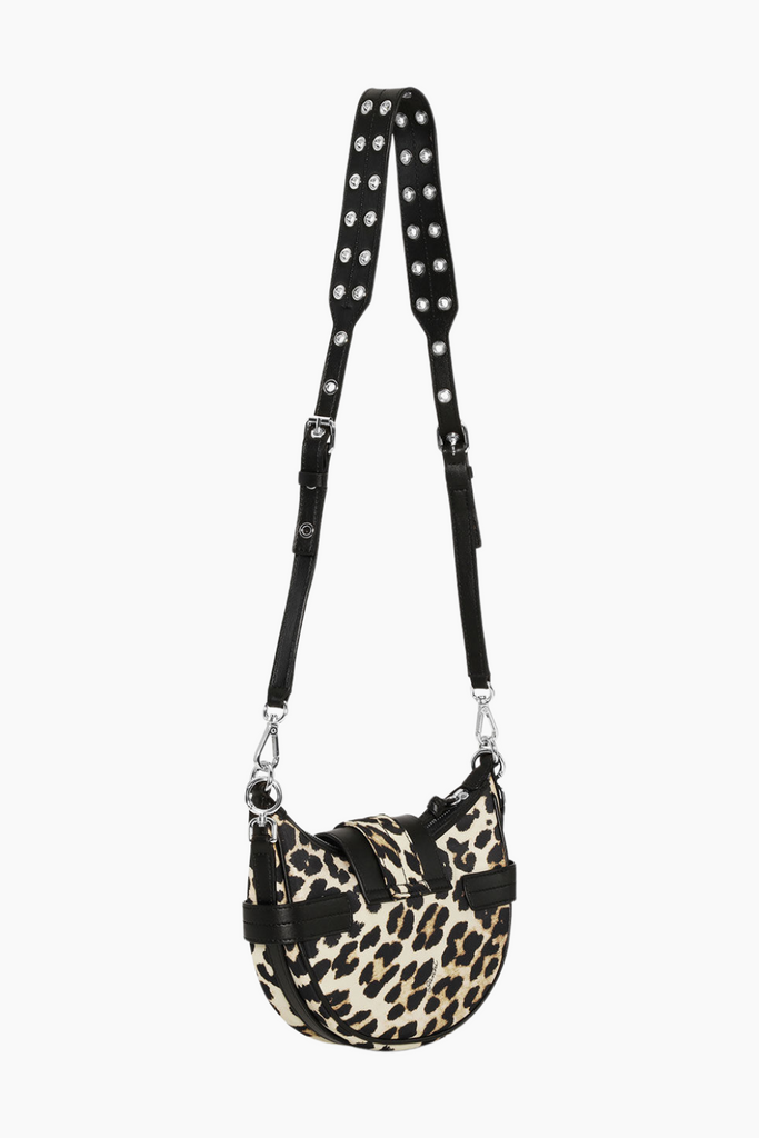 Bucky Bag Small Crossbody Nylon Print A6531 - Leopard - GANNI