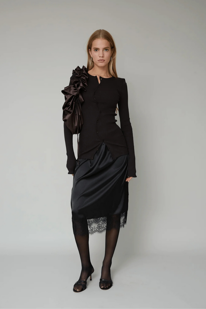 Claire Seamless Top - Dark Brown - OpéraSPORT