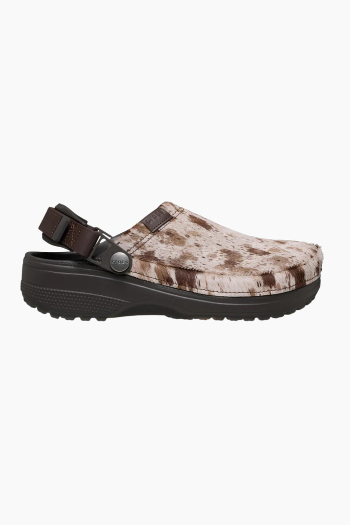 Classic Crafted Pony Hair Clog - Espresso - Crocs