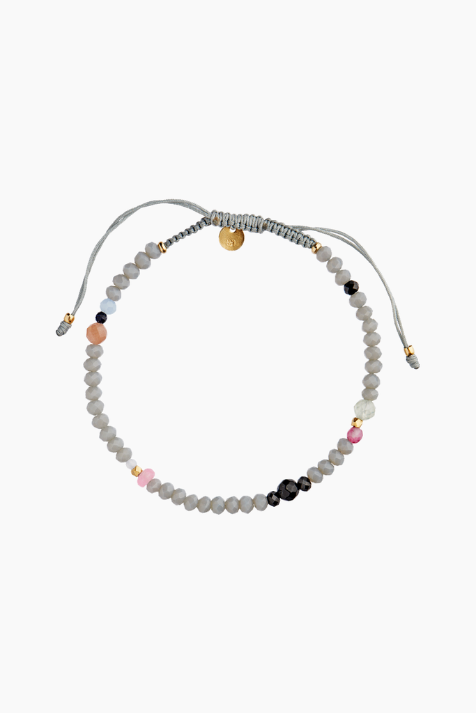 Color Crush Bracelet New York Mix And Grey Ribbon - Stine A