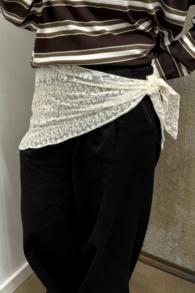 Ella Cotton Scarf - Creme - byQNTS