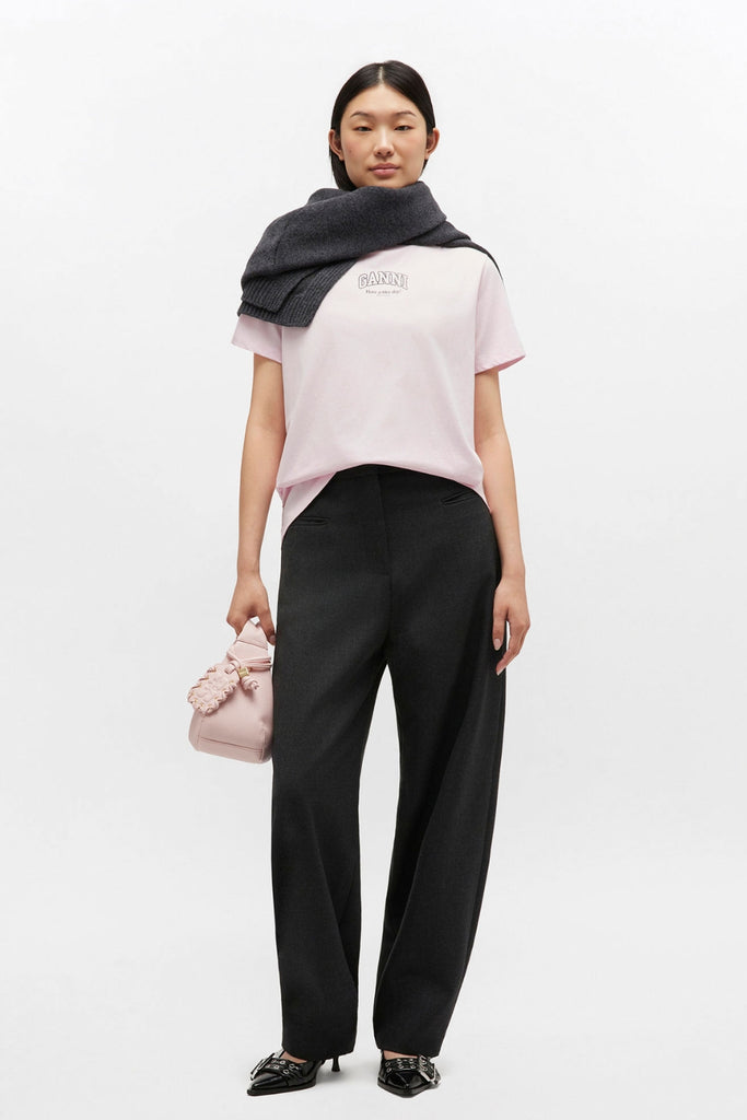 Essentials Tee A1050057 - Chalk Pink - GANNI