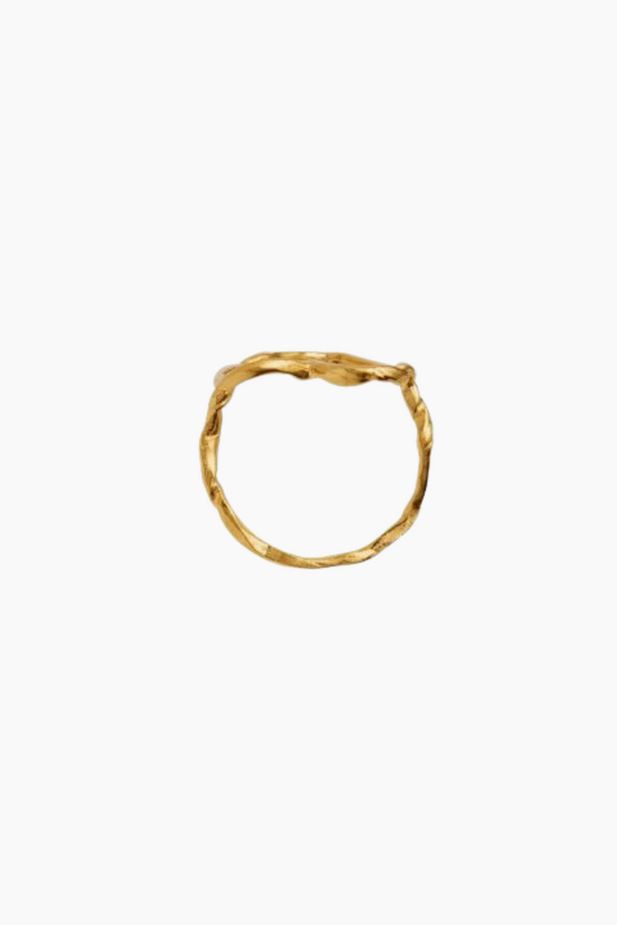 Funky Heart Ring - Gold - Stine A