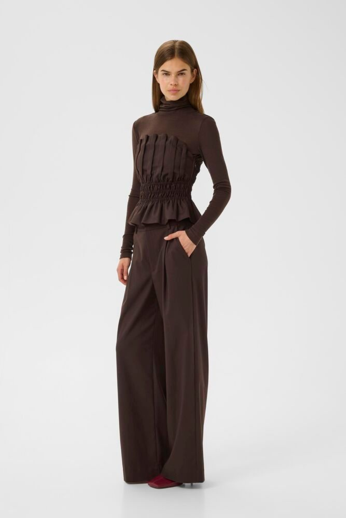 GZPaula MW Pants - Mole - Gestuz