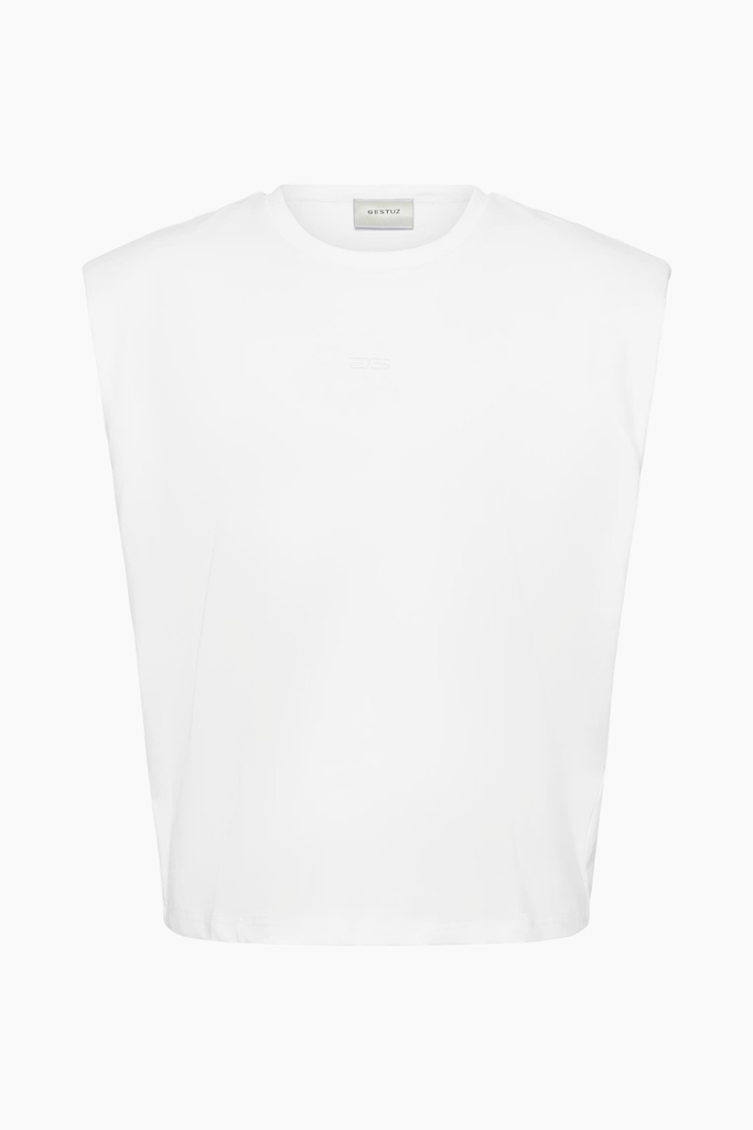 GZkathrin Muscle Tee - Bright White - Gestuz