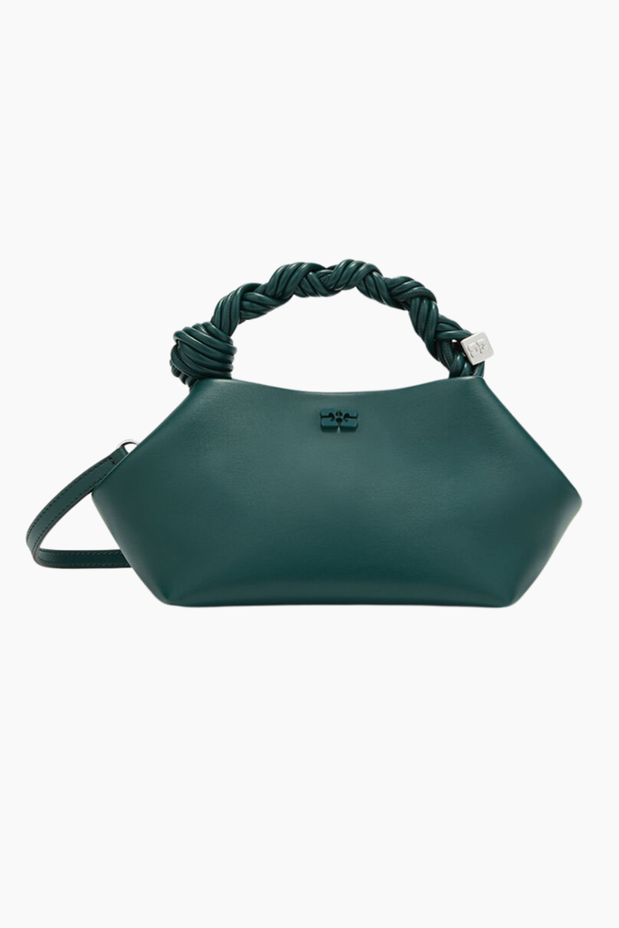 Ganni Bou Bag Small C2100036 - Dark Green - GANNI