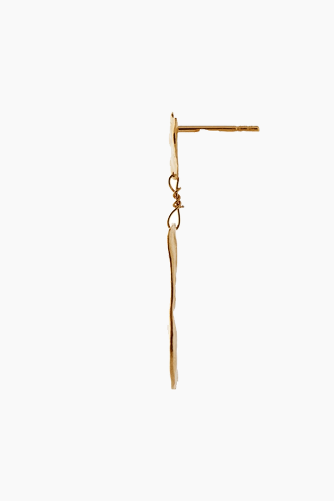 Golden Reflection Earring - Gold - Stine A