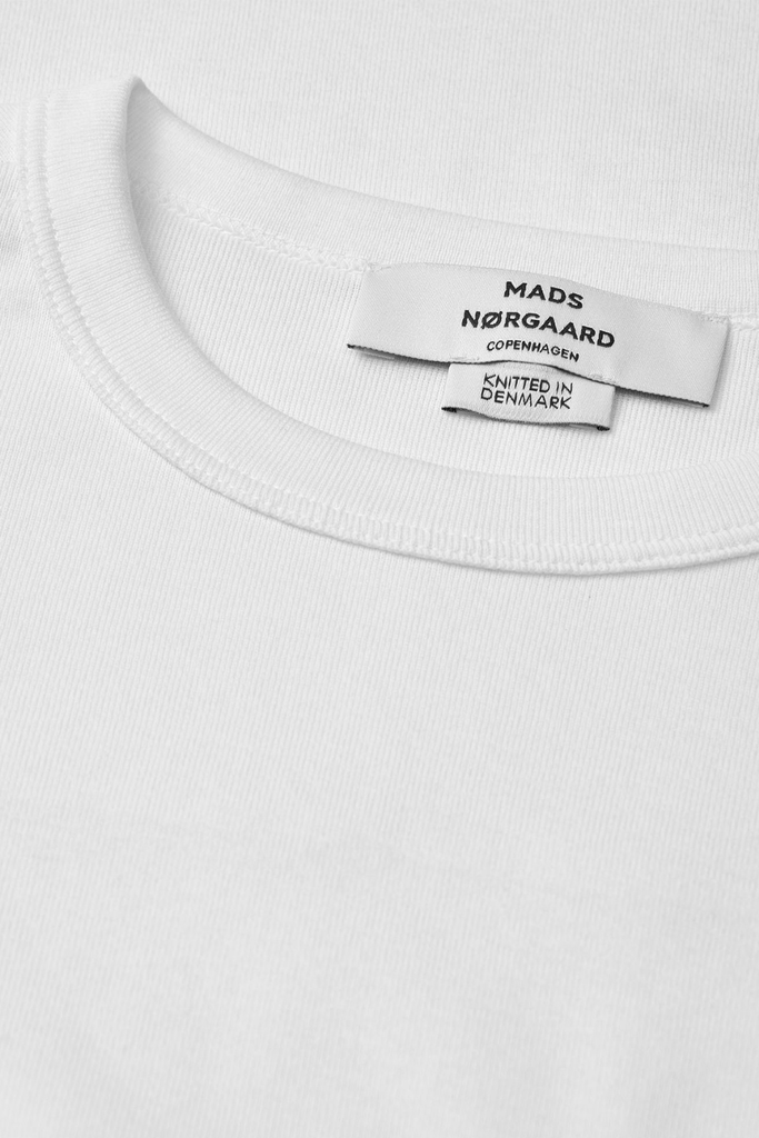 Grace Jersey June Tee - White - Mads Nørgaard