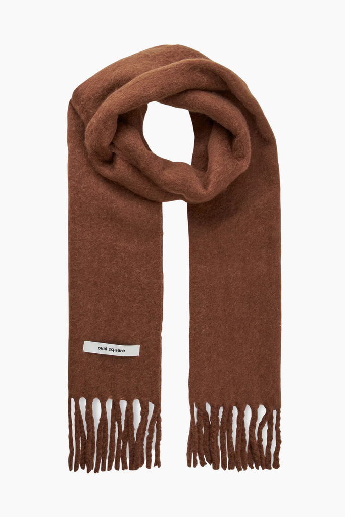 Hero Scarf - Brown Nut - Oval Square