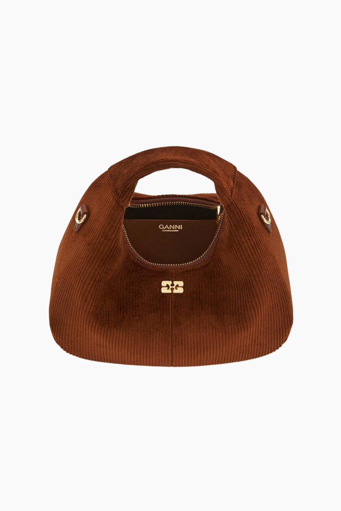 Hobo Mini Hobo Corduroy - Tortoise Shell - GANNI