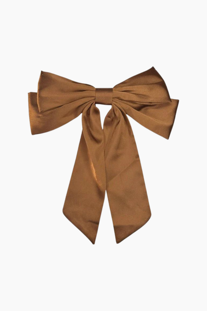 Isabella Bow Barette - Cognac - Pico