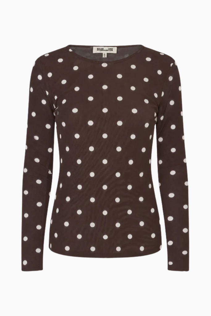 Jodie Blouse - Coffee Bean Dots - Baum und Pferdgarten