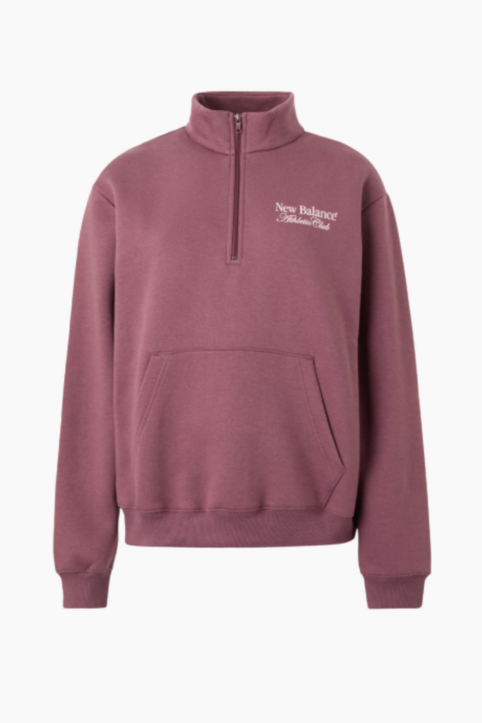 Linear Graphic Half Zip - Faded Plum - New Balance