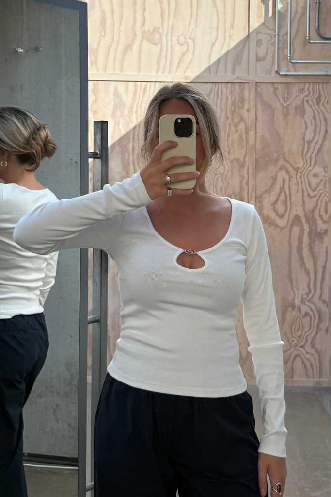LucyRS Blouse - White - Résumé