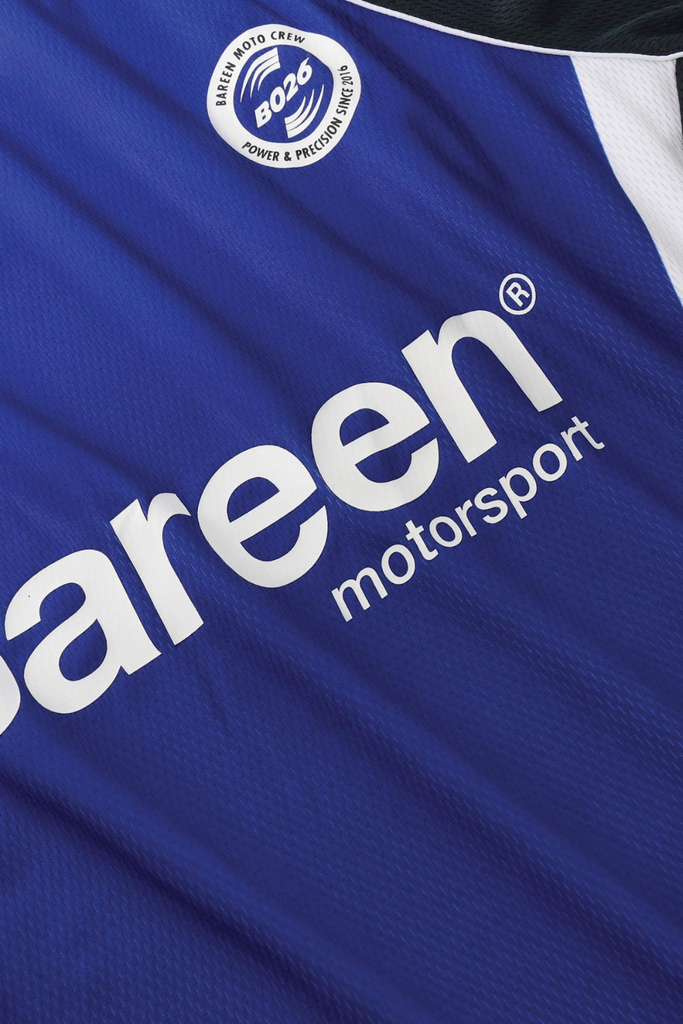 Moto T-shirt - Cobalt Blue - bareen
