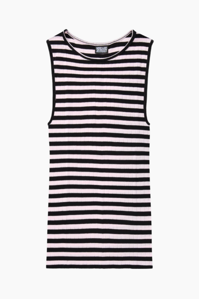 NPS Tank Top Broadway - Black/Rosa - Nørgaard på Strøget