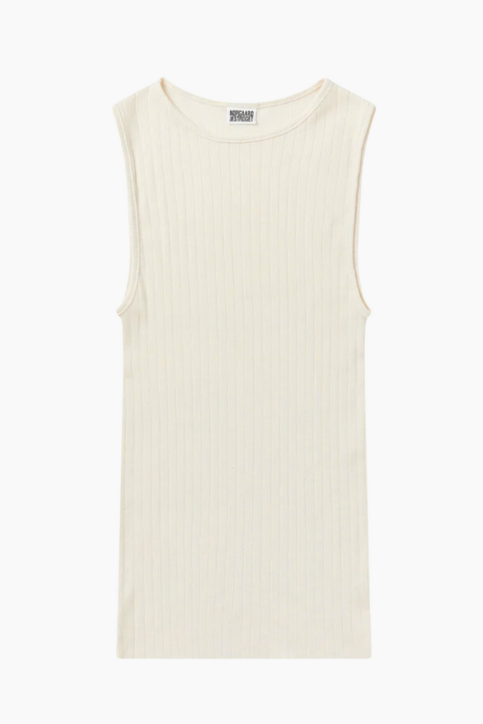 NPS Tank Top Solid Color - Ecru - Nørgaard på Strøget