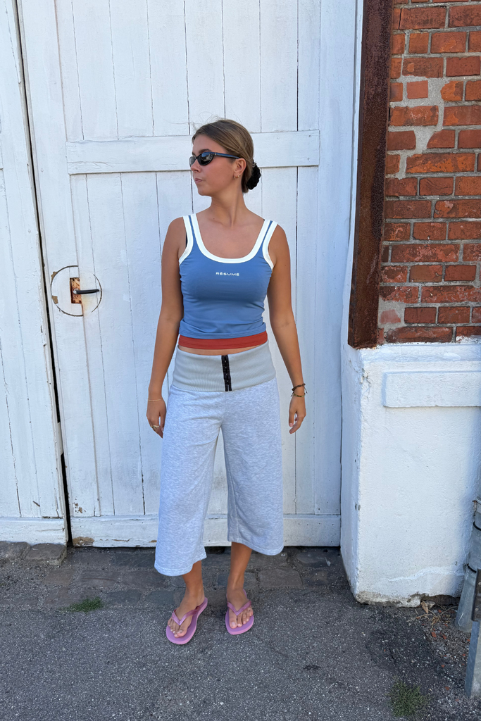NaomiRS Pant - Light Grey Melange - Résumé