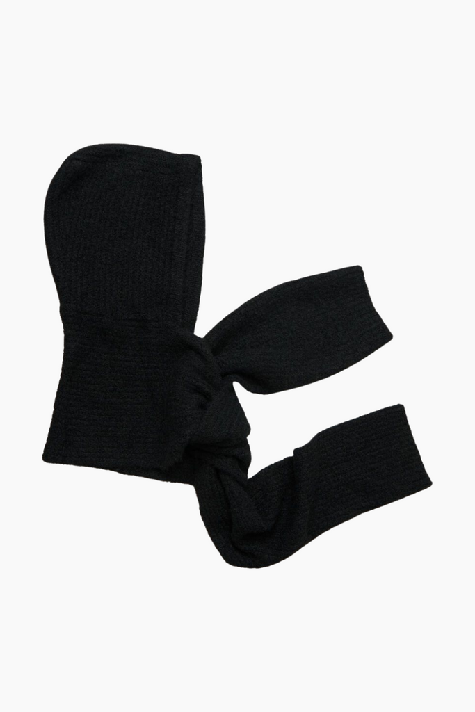 Objmilu Scarf Knit Balaclava Rep - Black - Object