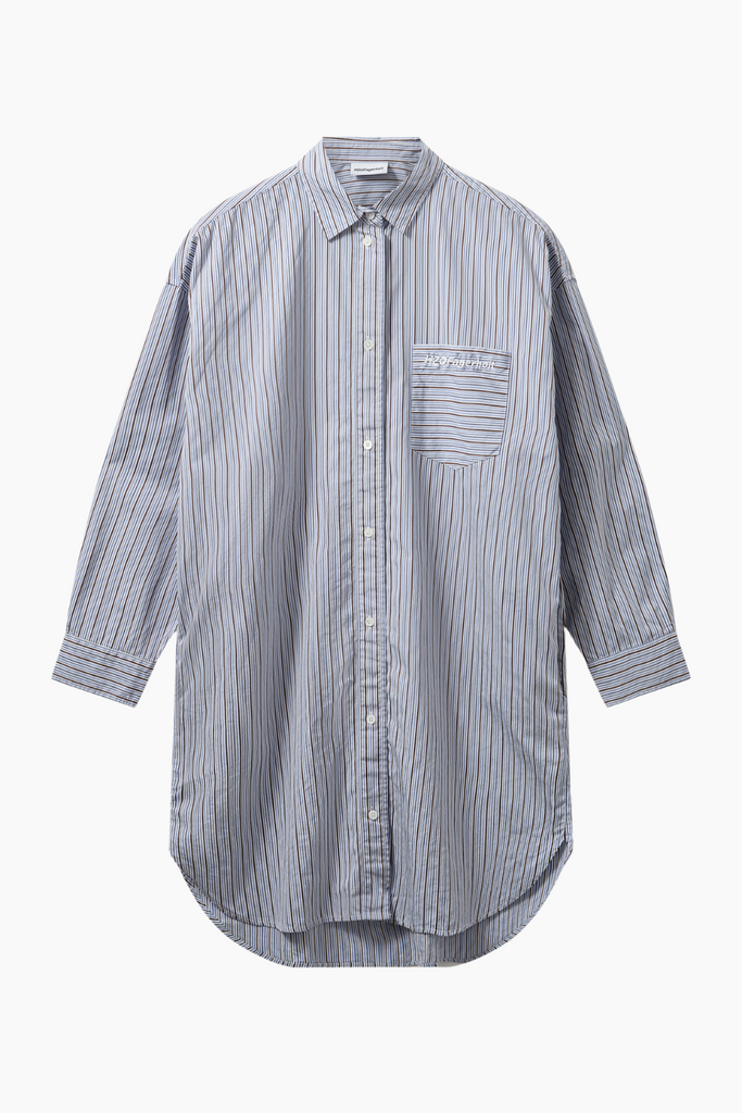 PJ Shirt Dress - Blue Stripe - H2O Fagerholt