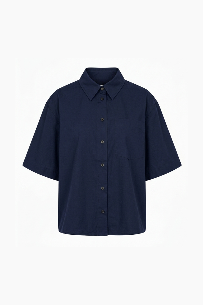 SS Shirt - Navy - byQNTS
