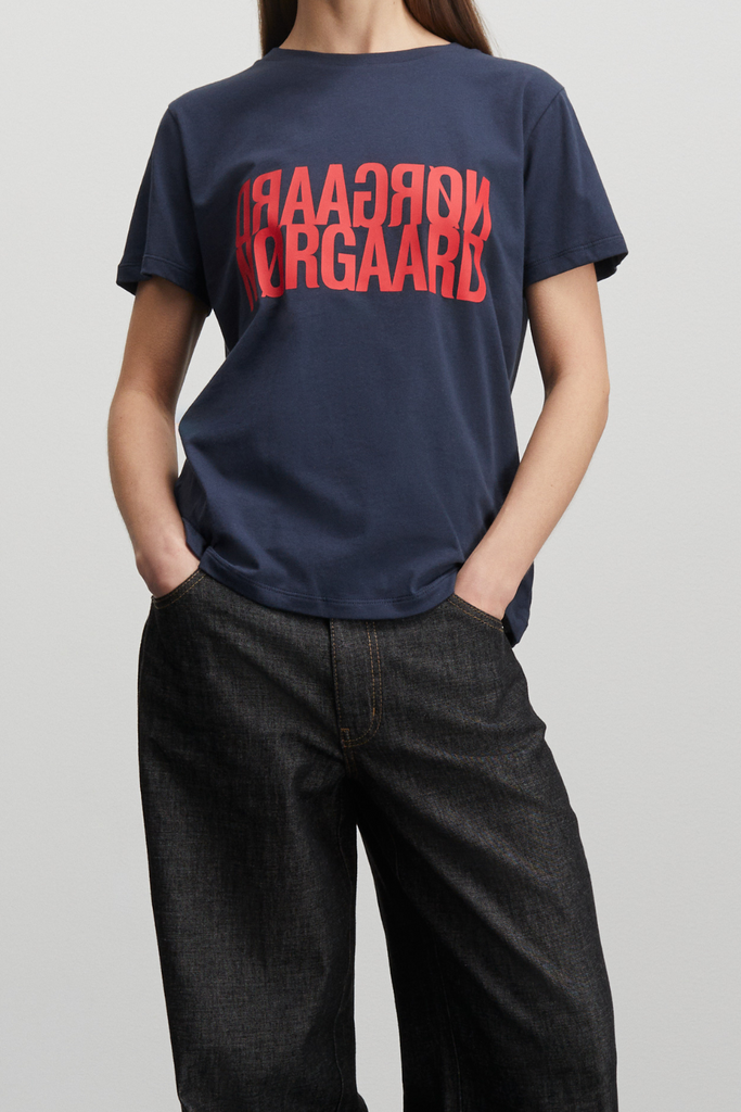 Single Organic Trenda P Tee - Parisian Night - Mads Nørgaard