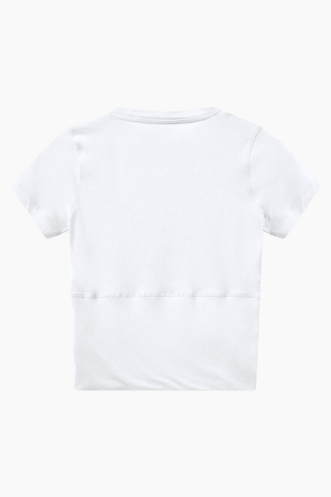 Sophia Cropped Tee - White - H2O Fagerholt