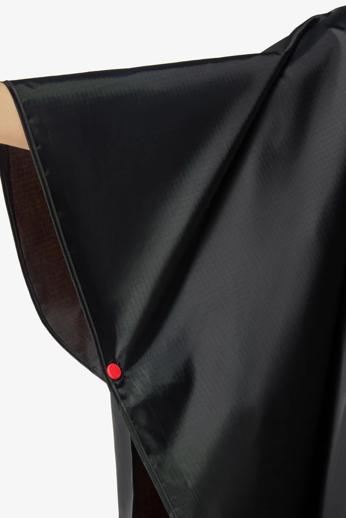 Unisex Packable Poncho - Black - Hunter
