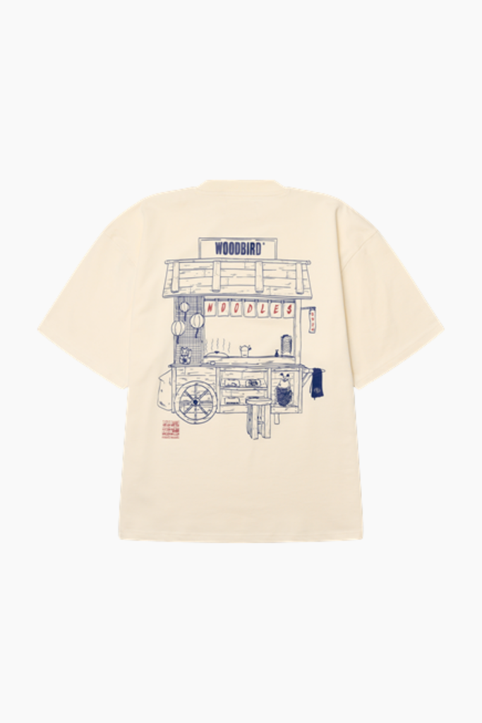 WBBalo Cart Tee - Off White - Woodbird