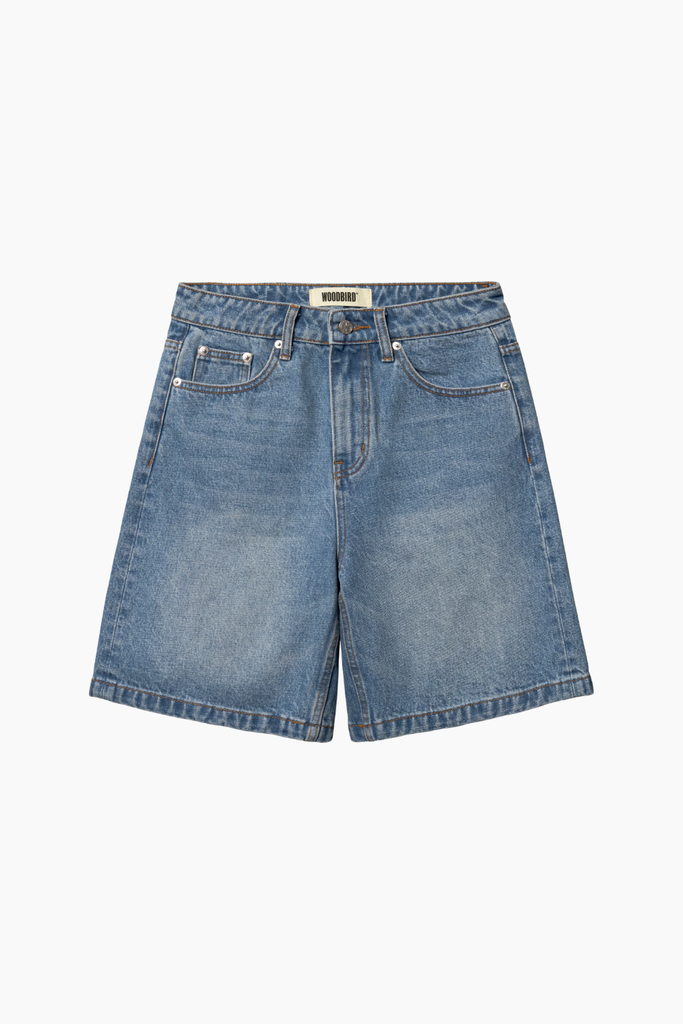 WBMaggie Orig Shorts - Blue Washed - Woodbird