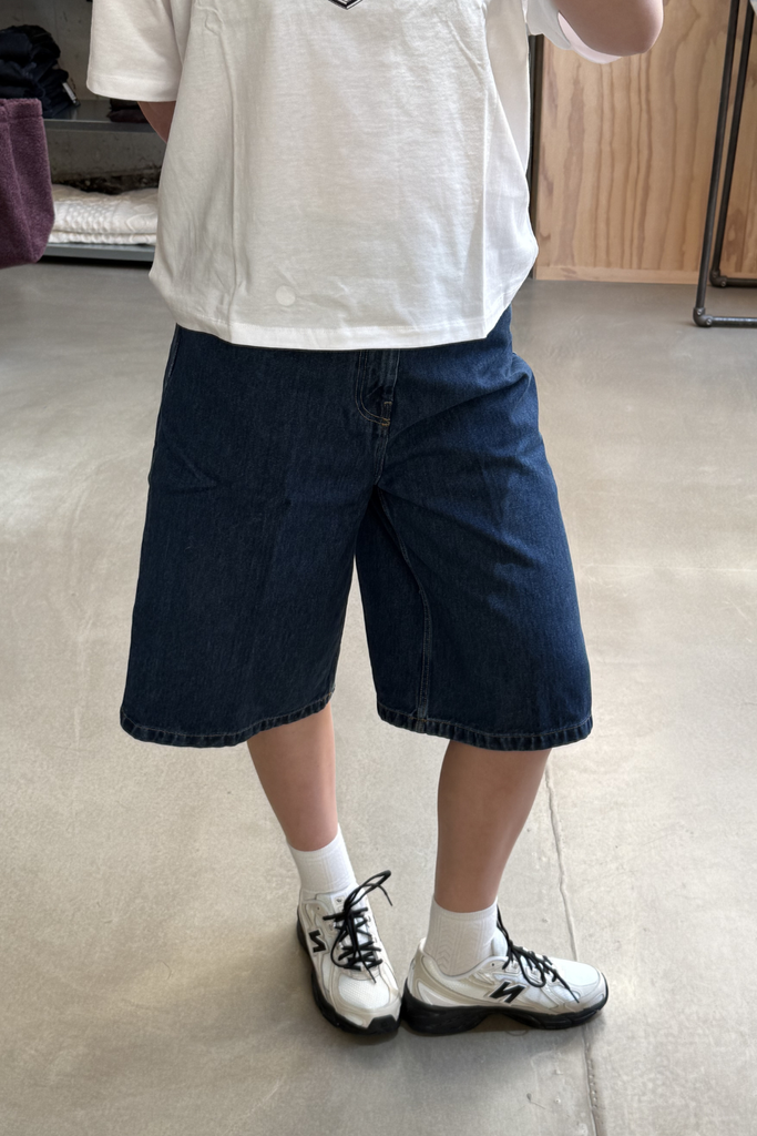 W' Belmont Short I036598 - Blue Stone Washed - Carhartt WIP