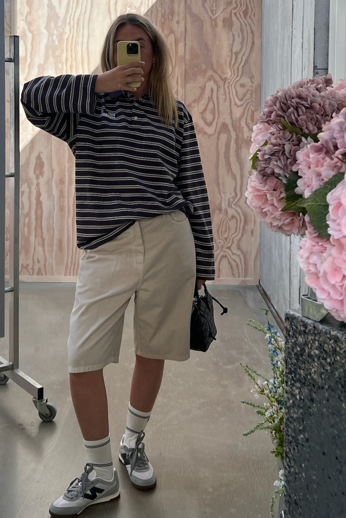 W' Brandon Short - Fleur De Sel Stone Dyed - Carhartt WIP