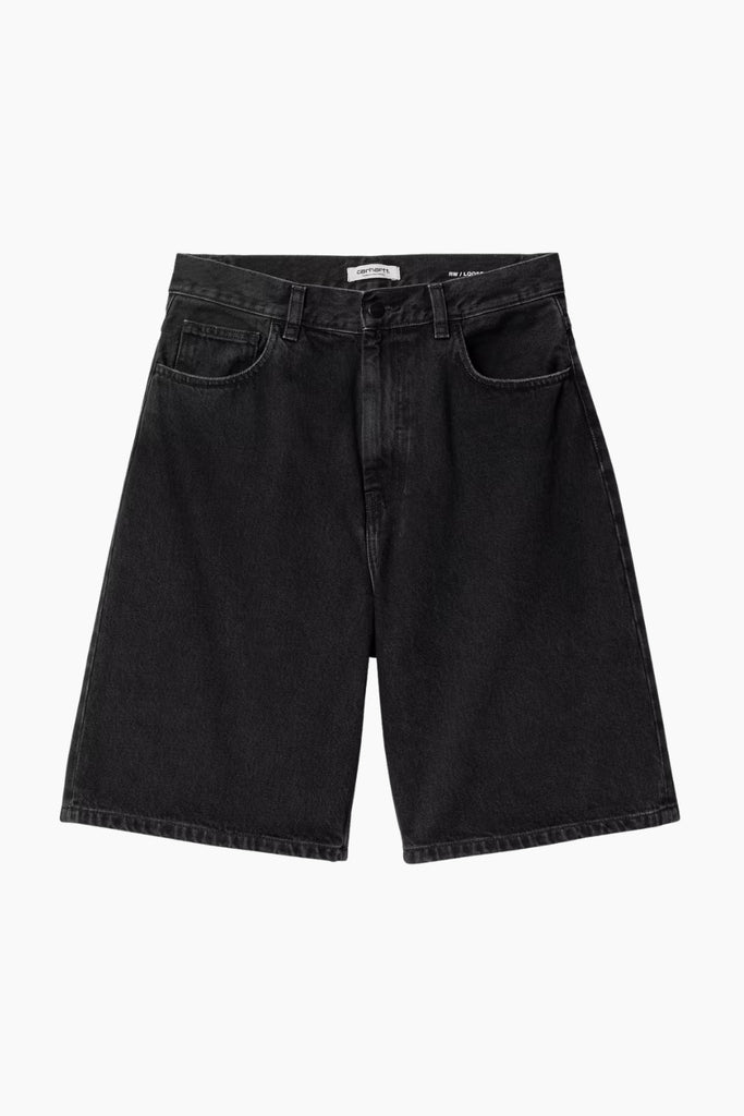 W' Brandon Short I037021 - Black Stone Washed - Carhartt WIP