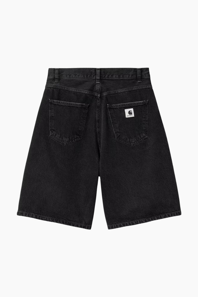 W' Brandon Short I037021 - Black Stone Washed - Carhartt WIP