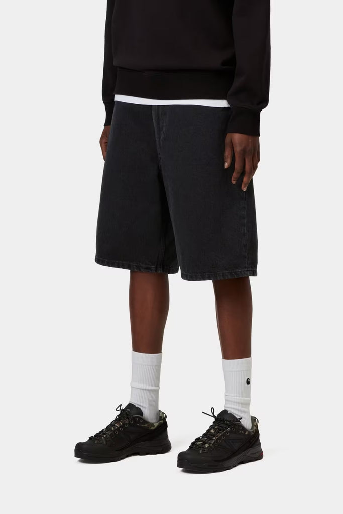 W' Brandon Short I037021 - Black Stone Washed - Carhartt WIP
