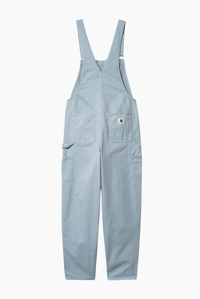 W' Norris Bib Overall - Misty Sky (Garment Dyed) - Carhartt WIP